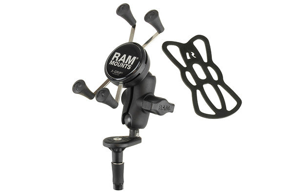 RAM Set - Fork Stem Mount X Grip Phone Cradle (Large).