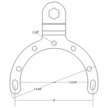RAM Base - Large Gas Tank Base with 25mm (1") Ball for Motorcycles