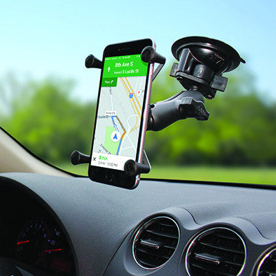 RAM Base Car - 1" Suction Cup Twist Lock + Standard Arm.