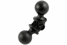 RAM Double 25mm Ball Swivel Adapter with dual balls and swivel connector for flexible mounting.