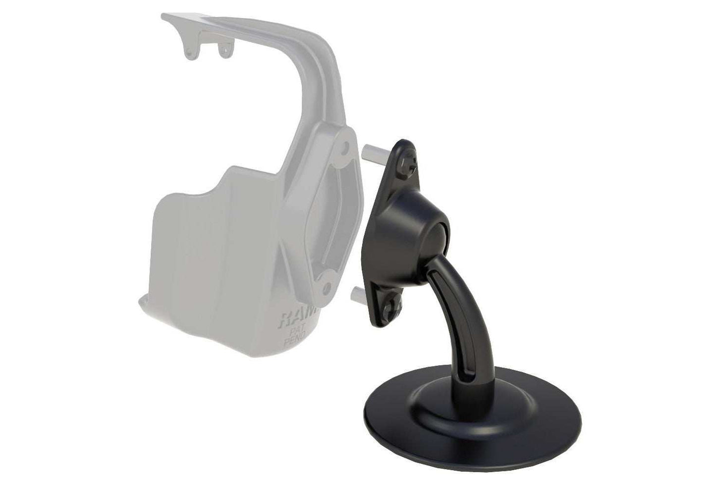 RAM Base Car - Lil Buddy Adhesive Stick Base Dash Mount Overall Length 63.5mm (2.5")