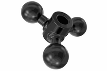 RAM Arm - Triple 25mm Ball Adapter in marine-grade aluminum.