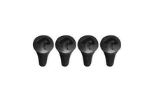 Black rubber RAM X-Grip® post caps for secure device mounting.