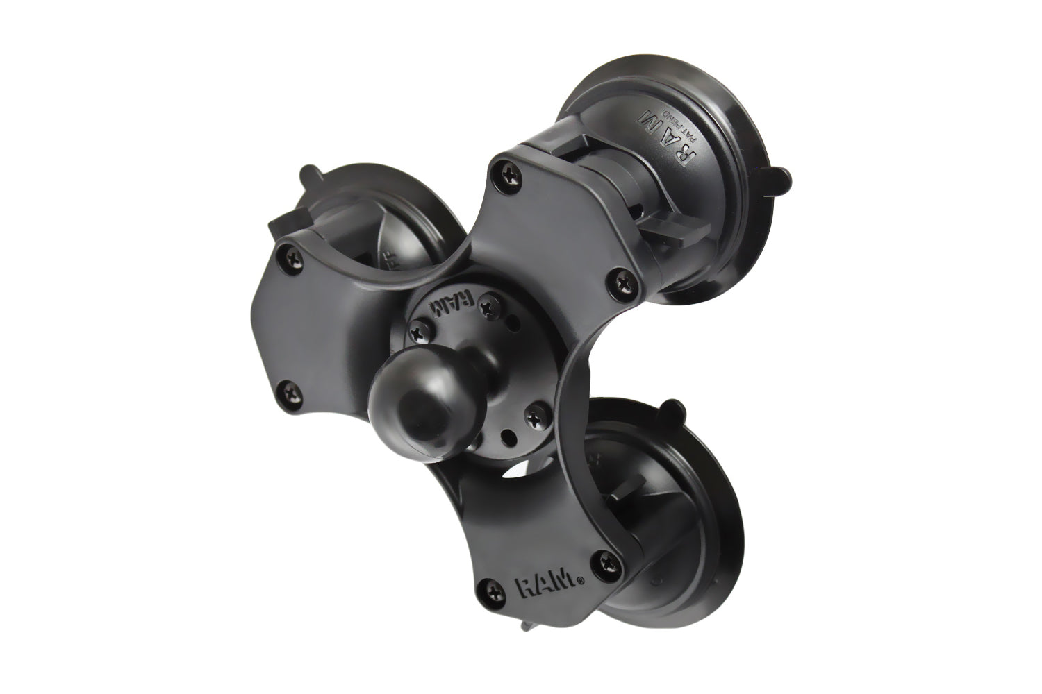 RAM® BASE - Suction Cup Twist-Lock™ Triple