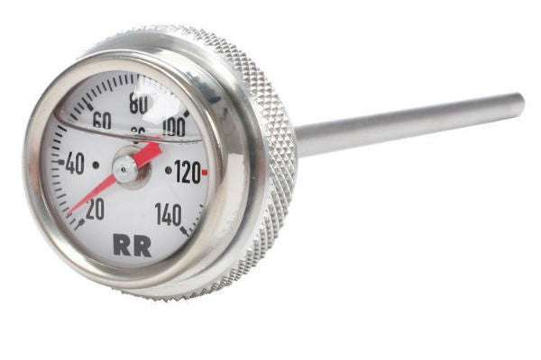 RR Oil Temperature Gauge with vibration protection, showing temperature readings.