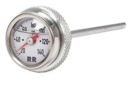 RR Oil Temperature Gauge with vibration protection, showing temperature readings.