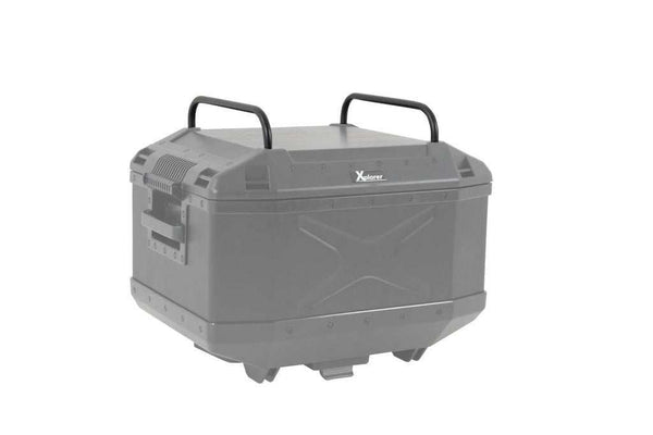 Top case railing for Xplorer Series by Hepco & Becker, enhances luggage attachment.