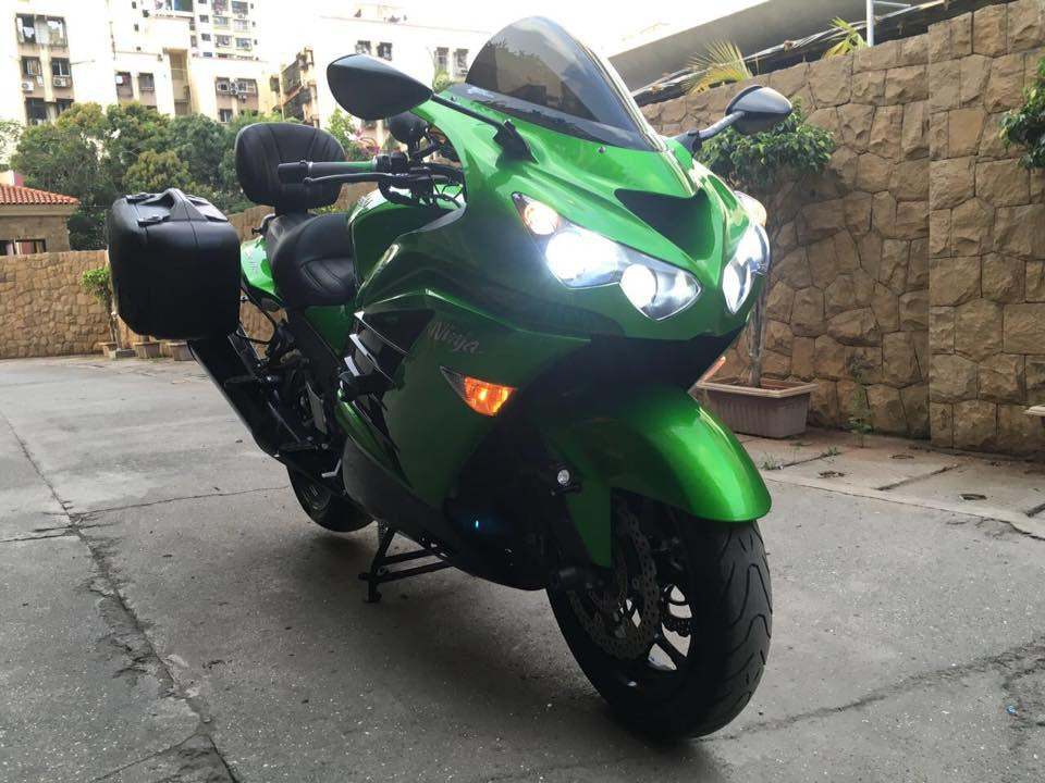 Kawasaki ZX14R Sidecases Carrier - Quick Release 'Lock It