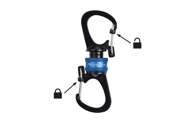 Carabiner Sildelock 360 Magnetic Locking Dual.