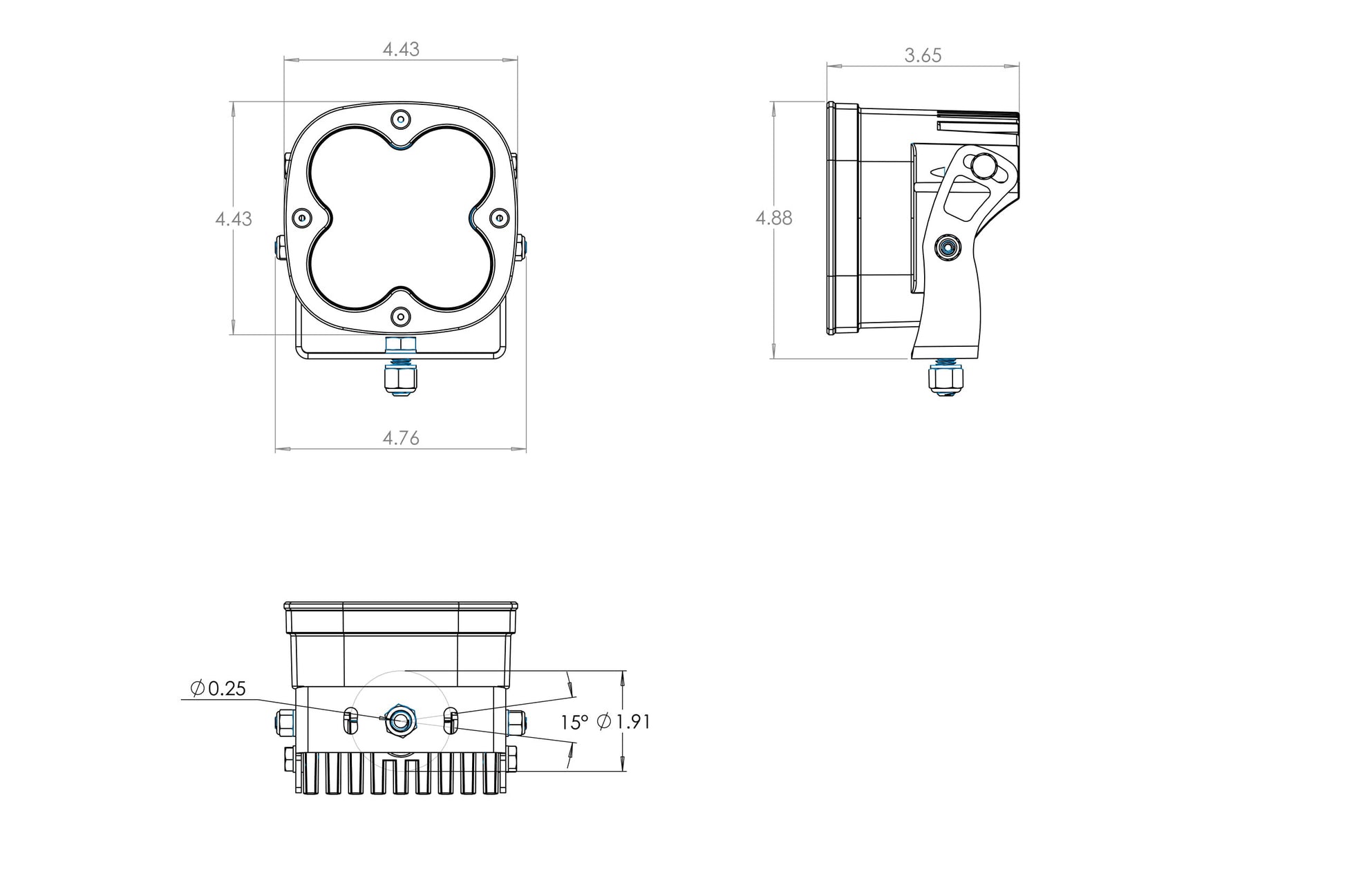 Aux LED 8600 Lu (pair) - XL Racer.