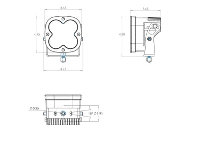 Aux LED 8600 Lu (pair) - XL Racer.