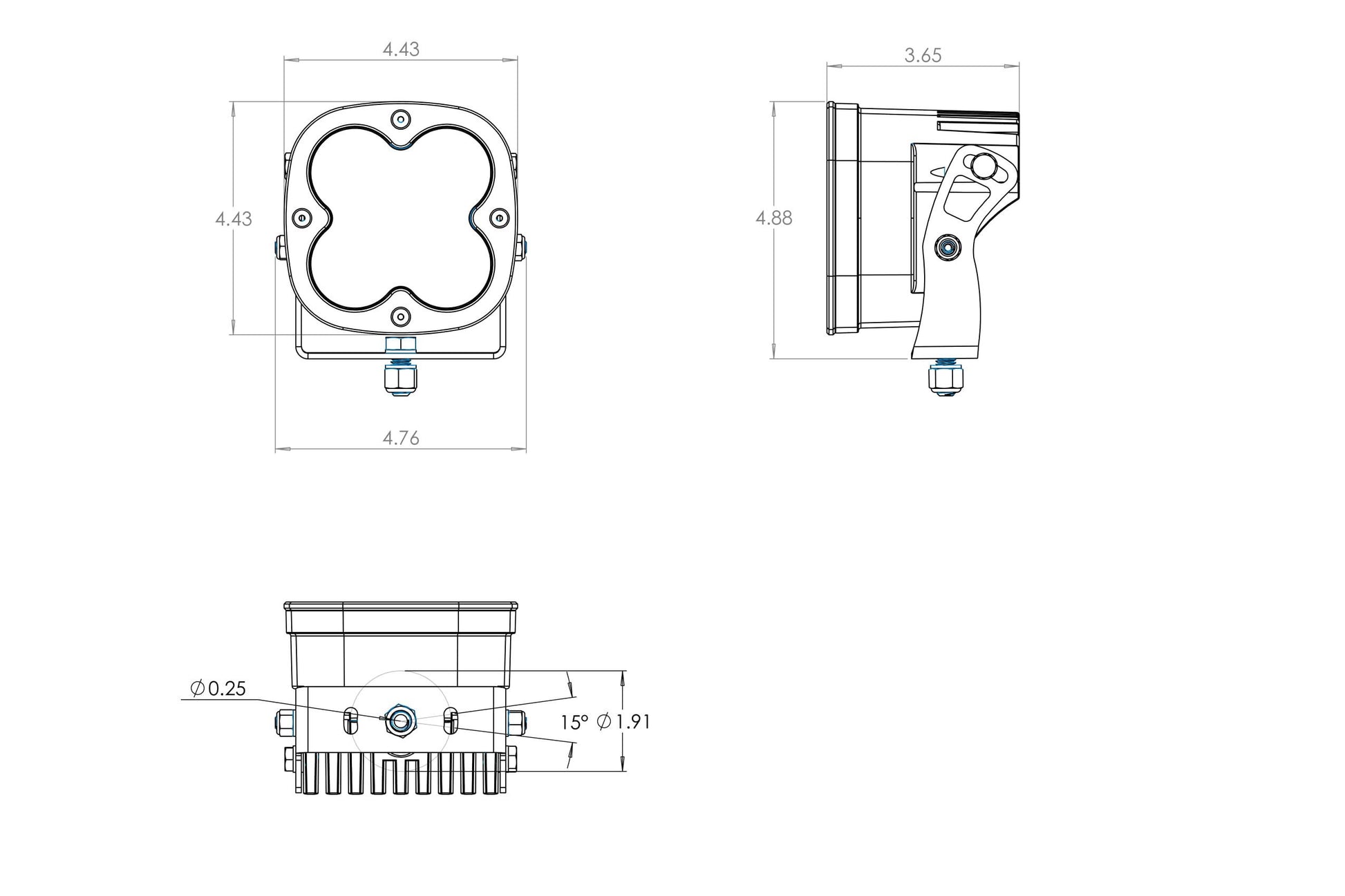 Aux LED 8600 Lu (pair) - XL Racer.
