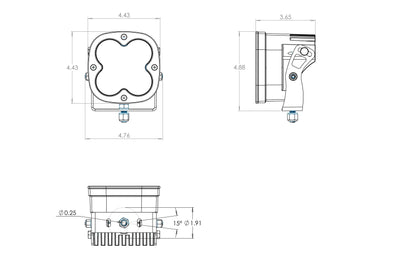 Aux LED 8600 Lu (pair) - XL Racer.