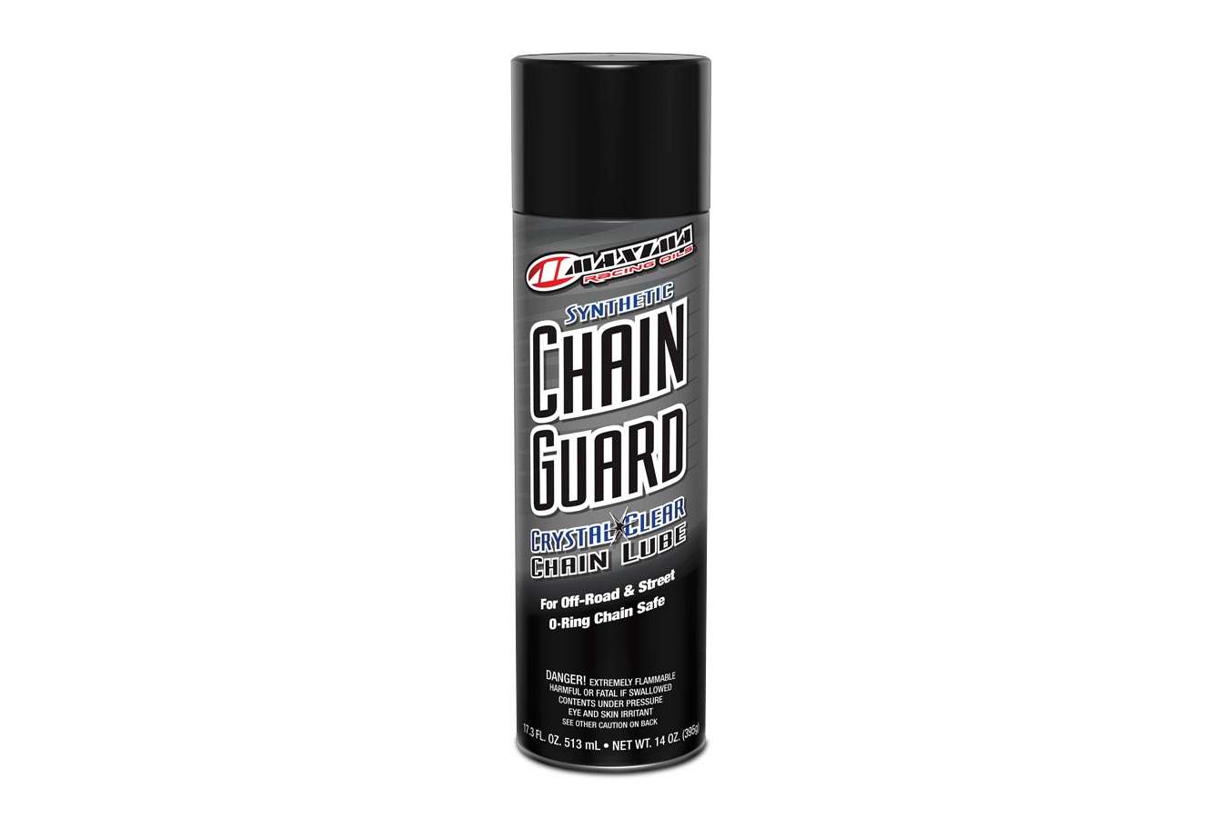 Chain Synthetic Guard large can for motorcycle chain protection.