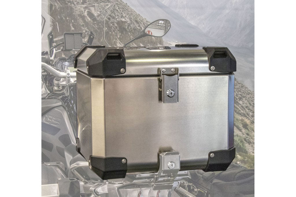 Bumot Luggage - Top Case 43L Defender Evo (Aluminium, Black & Frozen Grey).