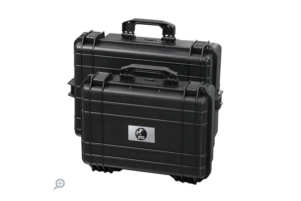 Tool Kit Case 18.5L by Hepco Becker, black, waterproof, dustproof, airtight, polypropylene, ergonomic handle, stackable.