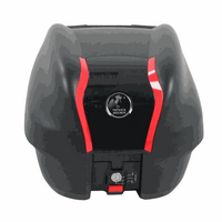 Top case 29L Journey with universal base plate for scooters and bikes.