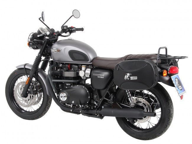 Triumph Bonneville T100 Sidecases Carrier - C-Bow.
