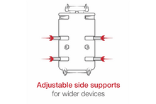 ACC - QUICK GRIP® adjustable side supports for wider devices.