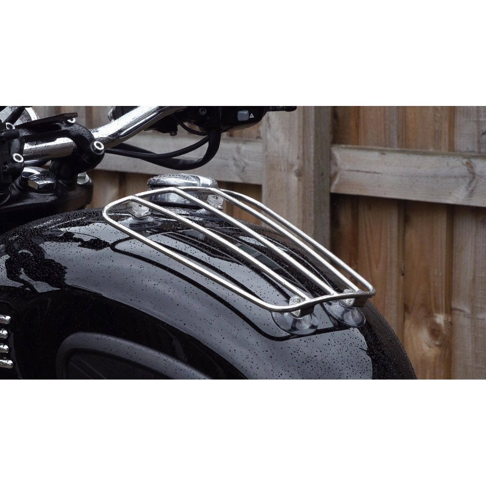 Universal Carrier Aero Parcel Rack - Stainless Steel.
