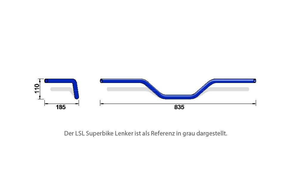 Handlebar 22.2mm L14 Flat Track | Black
