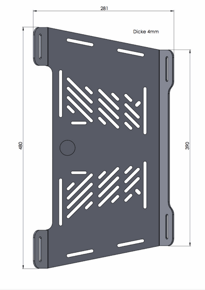 Honda Africa Twin Carrier - Rear Enlargement.