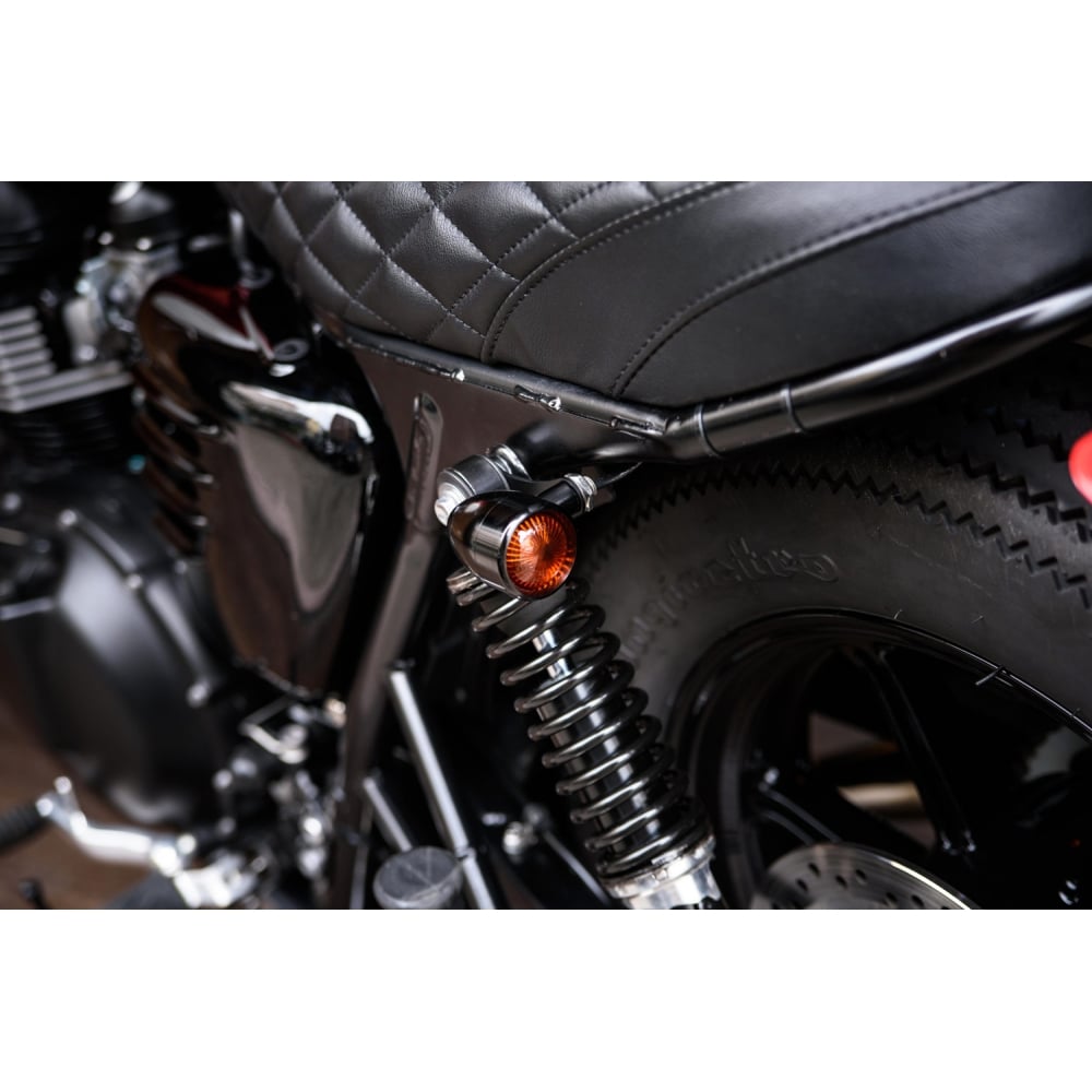 Billet Turn Indicator Signals - Aluminium / Black.