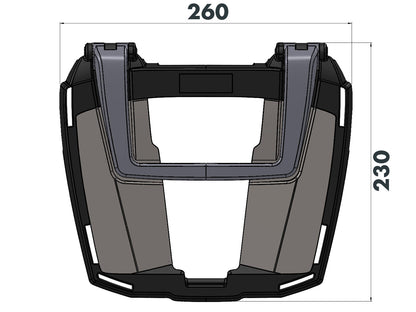 Benelli TRK 502 X (2018-) Carrier - Top Case Carrier.