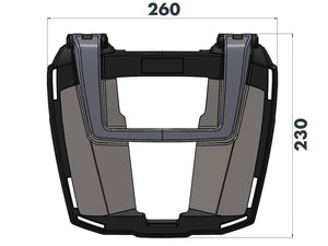 Benelli TRK 502 X (2018-) Carrier - Top Case Carrier.