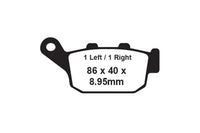 Brakes - FA496HH Fully Sintered - EBC (Rear)
