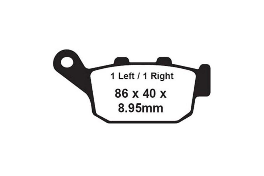 Brakes - FA496V Semi Sintered - EBC (Rear)