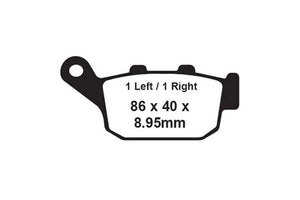 Brakes - FA496HH Fully Sintered - EBC (Rear)