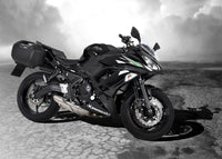 Kawasaki Ninja 650 Luggage - Sidecase Carrier - 'C-Bow'.
