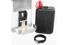 Fuel container 2L with brackets.
