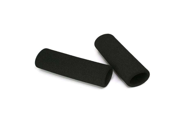 Handlebar Cushion Grip for Motorcycles - Grip Puppies Big Paws, Black Neoprene, 25mm Bars