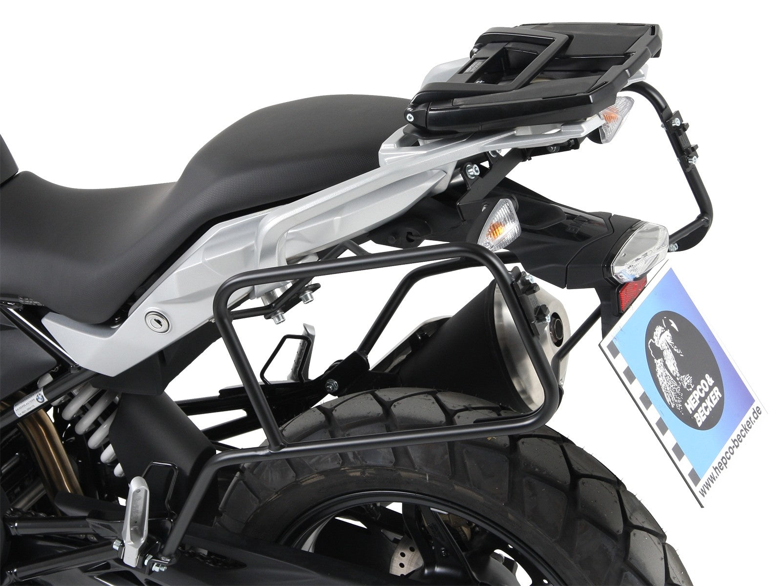 BMW G 310 GS Carrier - Sidecases - Quick Release (Black).