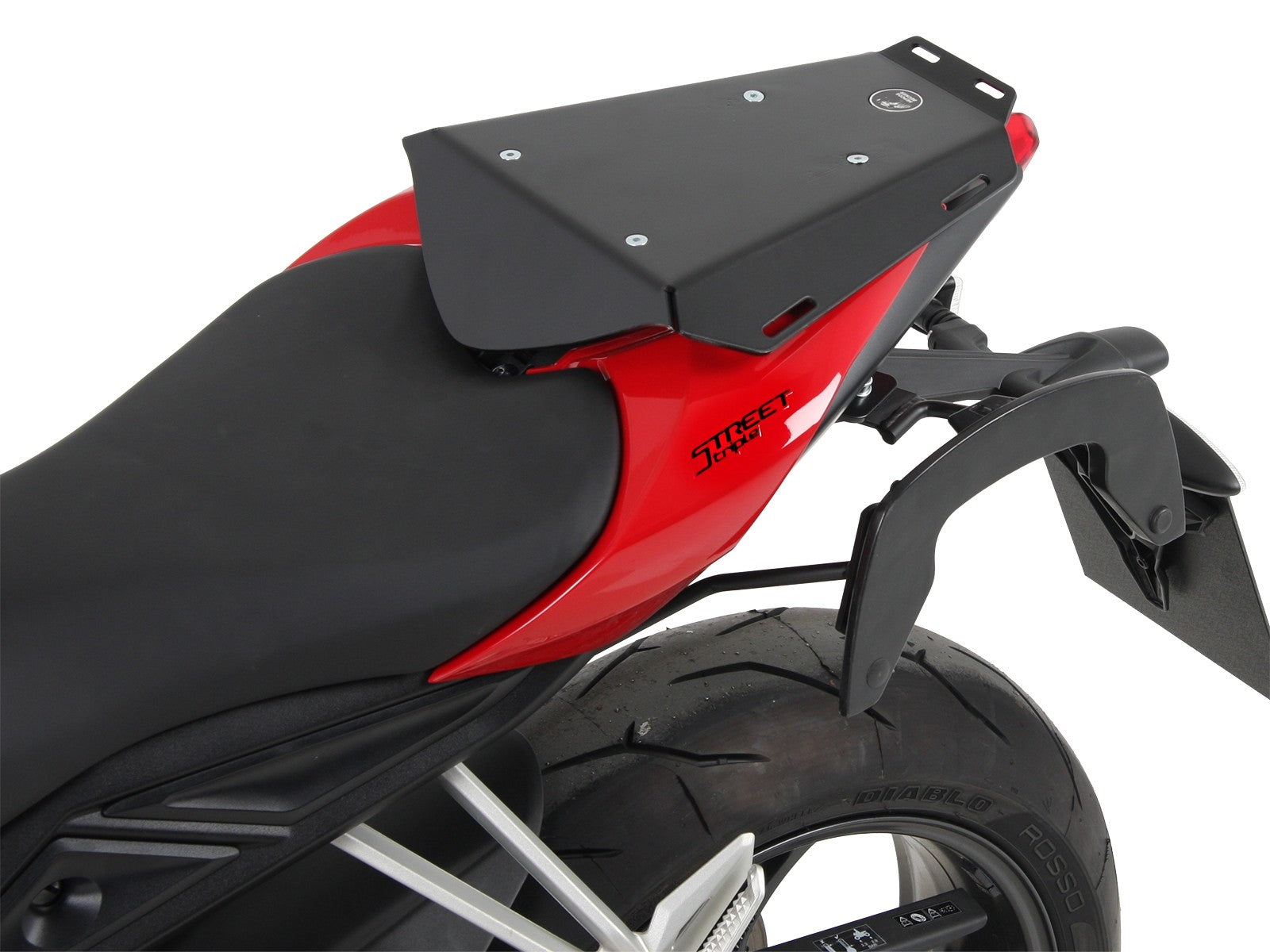 Triumph Street Triple 765 S/R/RS Carrier - Side case Carrier 'C-Bow'.