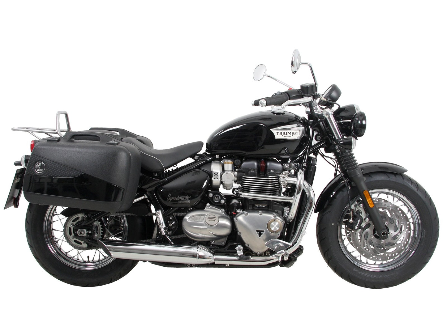 Triumph Bonneville SpeedMaster Carrier Topcase - Tubed Carrier.