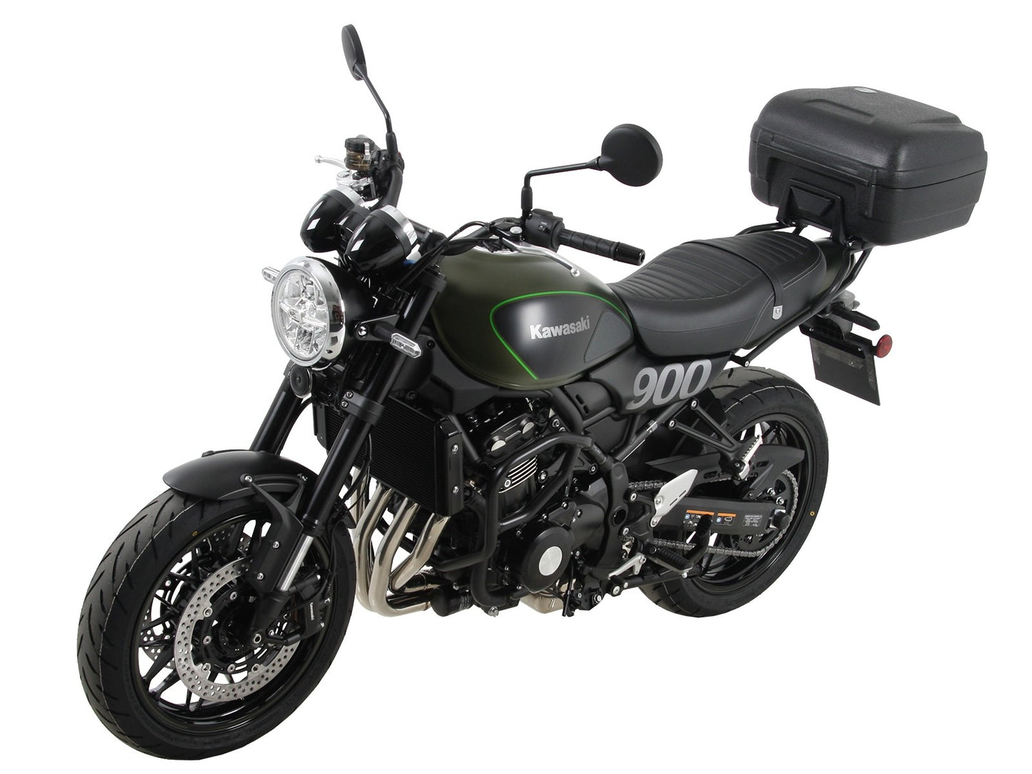 Kawasaki Z900 Cafe Luggage - Top case carrier (Aluminium).