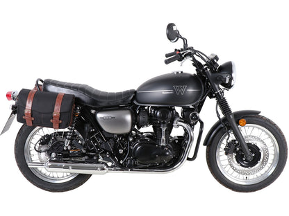 Kawasaki W800 Street/Cafe Side Carrier - C-Bow Soft Bag Carrier.