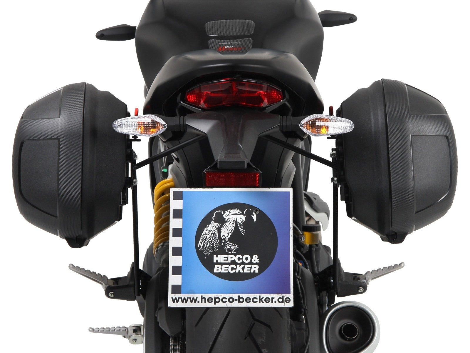 Ducati Monster 797 Carrier - C-Bow Luggage Systems.