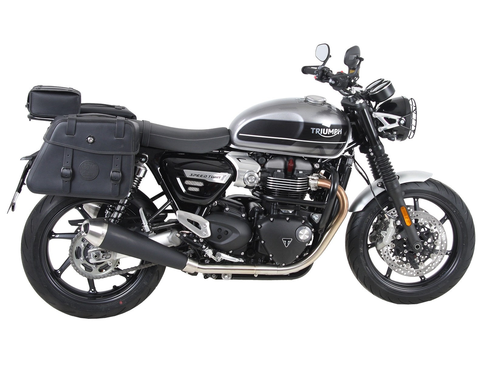 Triumph Speed Twin C-Bow Soft Bag Carrier – Motousher Motorcycle