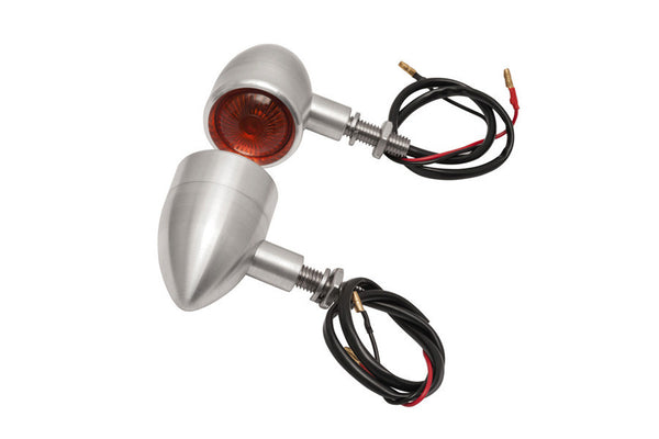 Billet Turn Indicator Signals - Aluminium / Black.