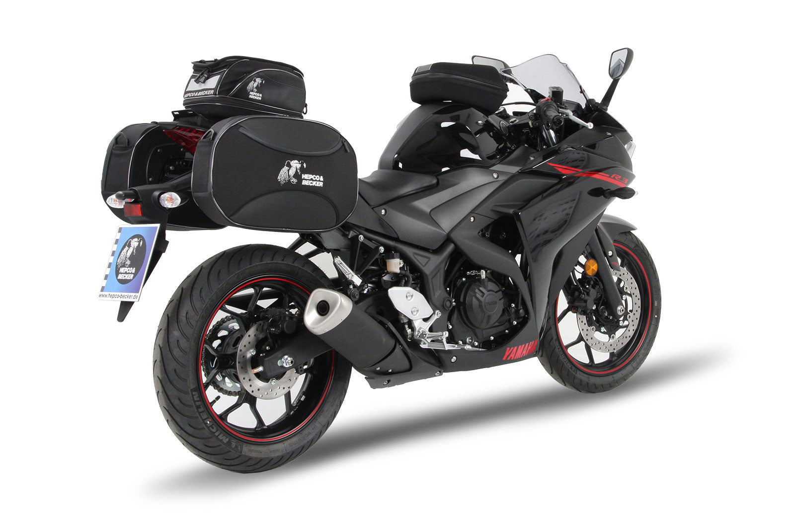 Yamaha YZF R3 Sidecases Carrier - C-Bow 2015-).