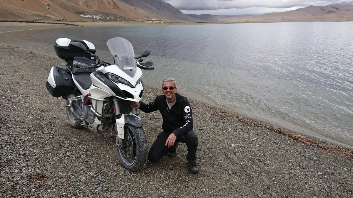 Author and his Multistrada
