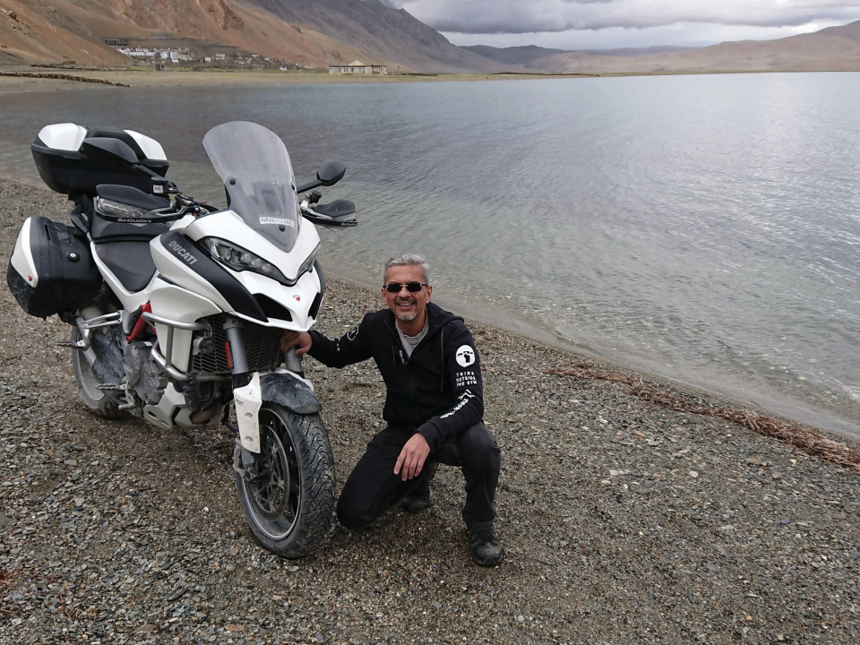 Author and his Multistrada